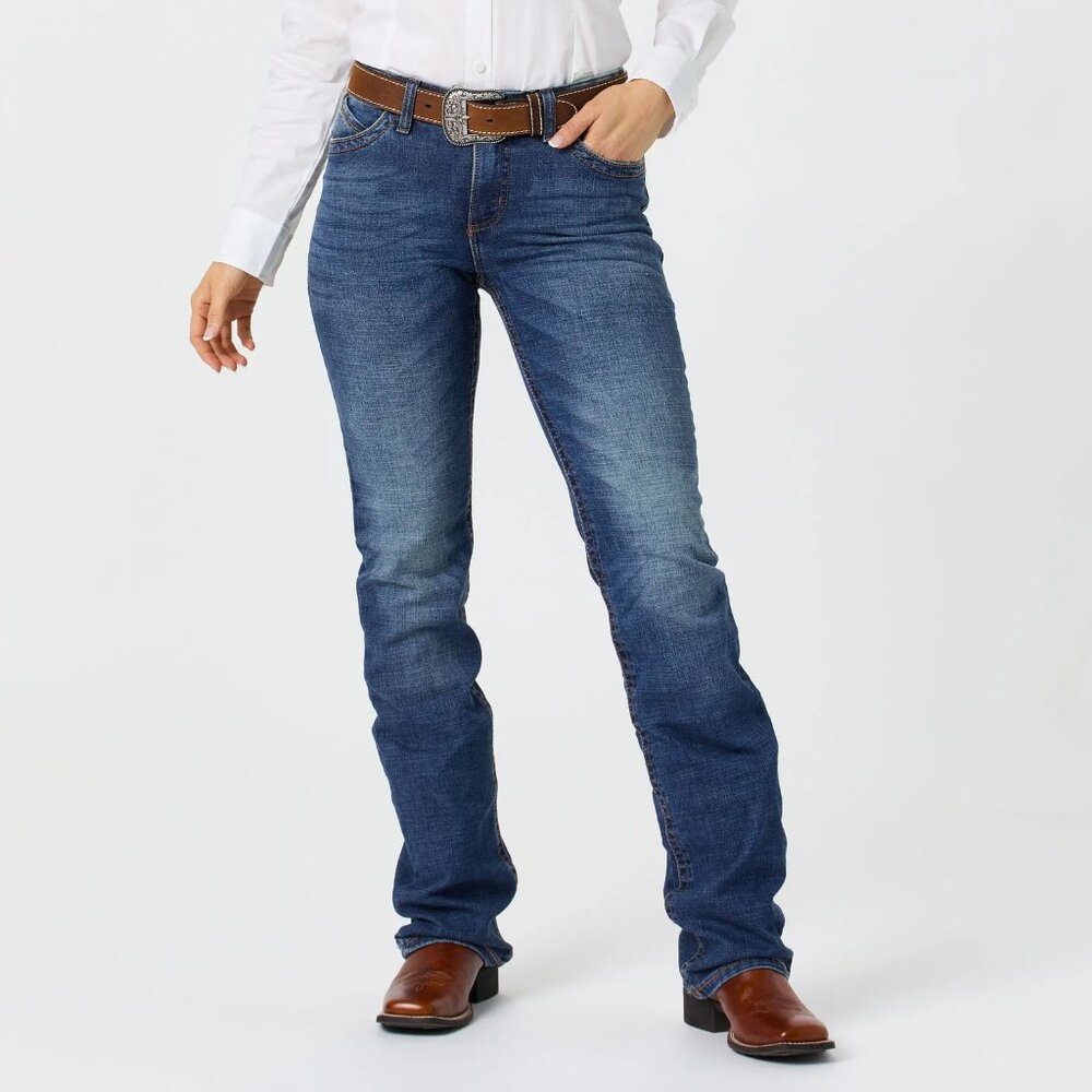 Wrangler Willow Mid-Rise Ultimate Riding Jean Size 19x34, Rebecca, Size 35